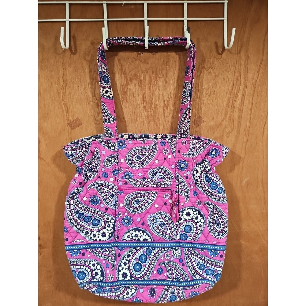 Vera Bradley Paisley‎ Meets Plaid Shoulder Bag